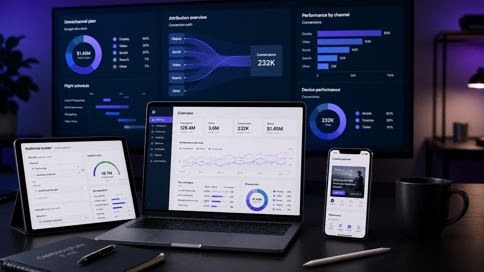 Swovo product work for Advertising and AdTech
